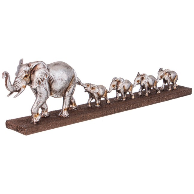 Фигурка декоративная "семья слонов" 49х7,8х12,8см Lefard (146-1857)