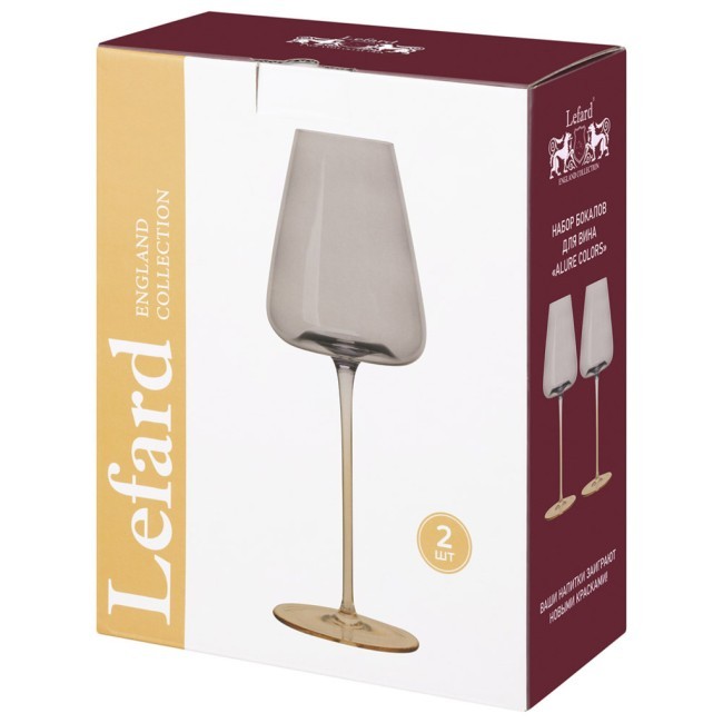 Набор бокалов для вина "alure colors" из 2 шт. 450 мл Lefard (685-159) Набор бокалов для вина "alure colors" из 2 шт. 450 мл Lefard (685-159)