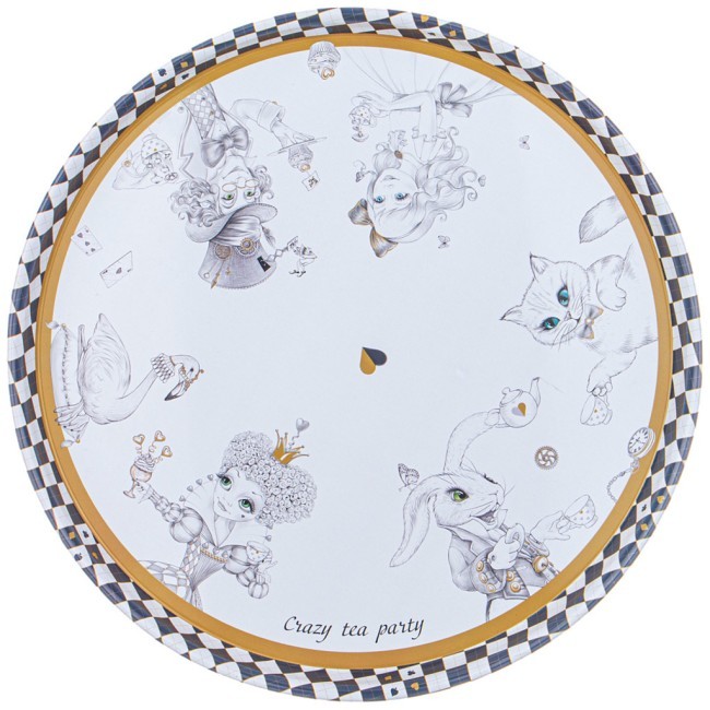 Поднос сервировочный agness "wonderland" 33*2,1 см Agness (898-218)