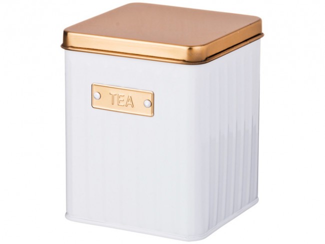 Емкость для сыпучих продуктов "чай" 11,5*11,5*14 см без упаковки Agness (790-156)