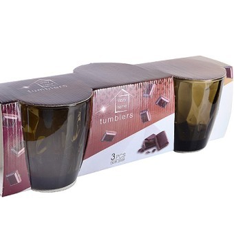 Набор 3-х стаканов 360мл СRISTAL ROPK (62224)