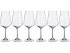 Набор бокалов для вина из 6 шт. "sandra" 450 мл. высота=24 см Bohemia Crystal (674-641)