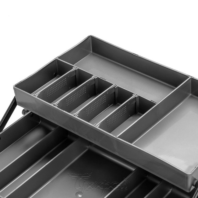 Ящик для инструментов Helios двухполочный синий (70144)