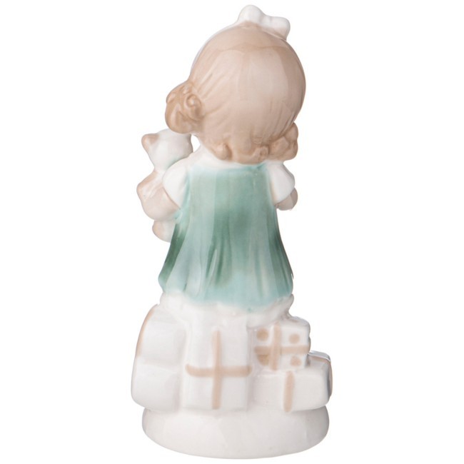 Фигурка "девочка с мишкой", 5,6*5*12,5см Lefard (146-1957)