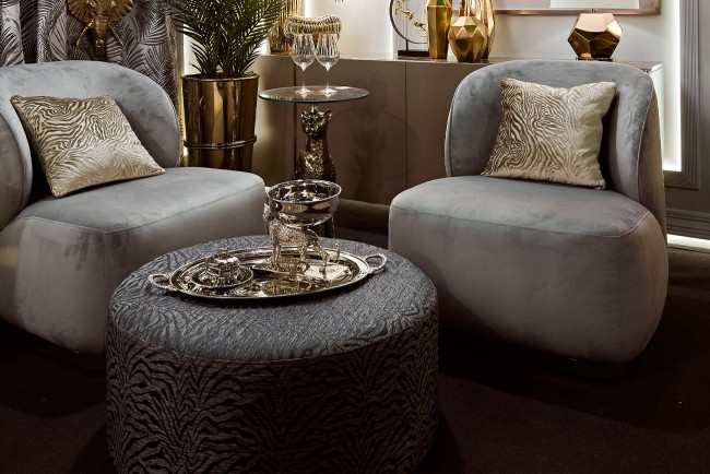 Пуф круглый Murano 80 жаккард принт синий Ana SIN 80*80*33см (TT-00011021) Пуф круглый Murano 80 жаккард принт синий Ana SIN 80*80*33см (TT-00011021)