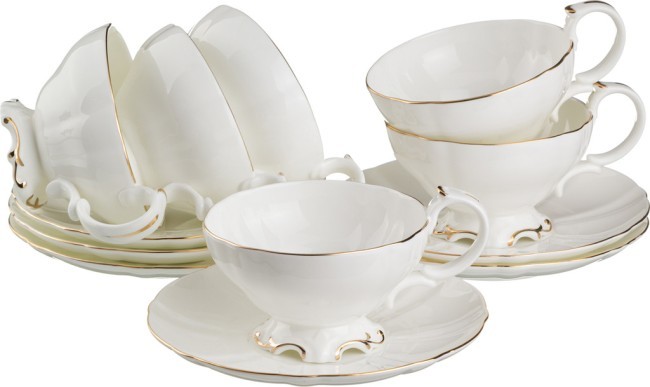 Чайный набор lefard на 6 пер. 12 пр. 250 мл (264-635)  Чайный набор lefard на 6 пер. 12 пр. 250 мл (264-635)