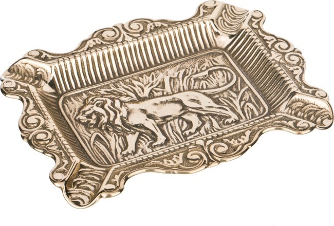 Пепельница "лев" длина=16 см ширина=12 см STILARS (333-042) Пепельница "лев" длина=16 см ширина=12 см STILARS (333-042)