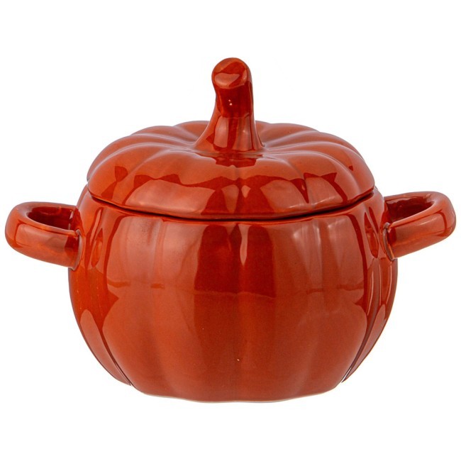 Блюдо для запекания с крышкой "тыква" 600 мл. 17,3*13*12,7 см. коллекция "il raccolto" Agness (490-468)