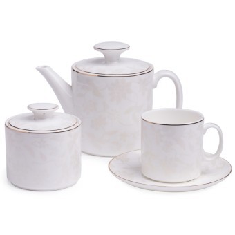 Чайный сервиз lefard "снежная королева" на 6 пер. 14 пр Lefard (440-302)