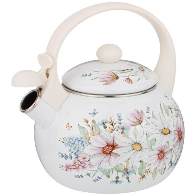 Чайник agness эмалированный со свистком, серия "дворцовый парк"2,2л, индукционное дно Agness (934-434) Чайник agness эмалированный со свистком, серия "дворцовый парк"2,2л, индукционное дно Agness (934-434)