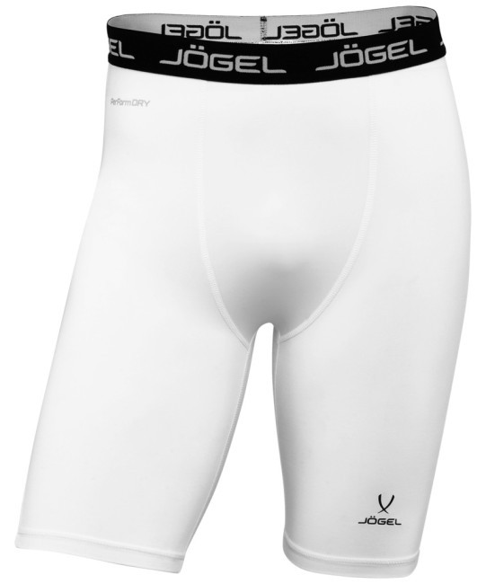 Шорты компрессионные JÖGEL CAMP PerFormDRY Tight Short, белый/черный (2125165)