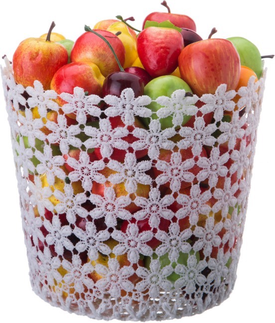 Корзинка белая диаметр=17 см,высота=15 см без упаковки Lefard (120-118) Корзинка белая диаметр=17 см,высота=15 см без упаковки Lefard (120-118)