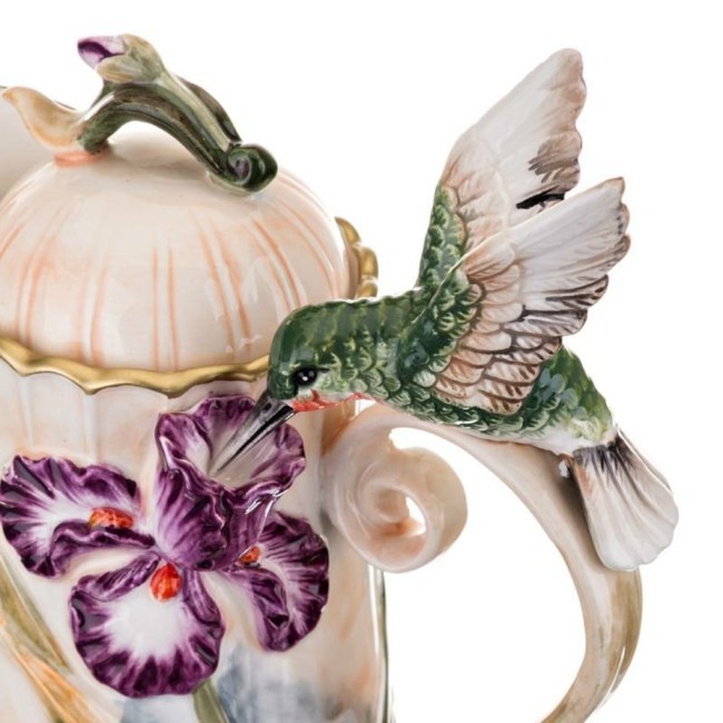 Кувшин с крышкой lefard "ирисы" 1000 мл Lefard (59-613)