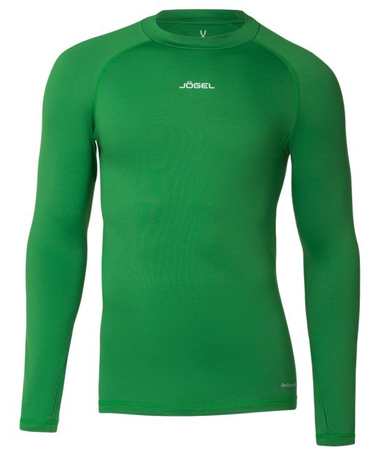 Джемпер компрессионный утепленный JÖGEL CAMP PerFormDRY Baselayer Top Warm, зеленый (2126298)