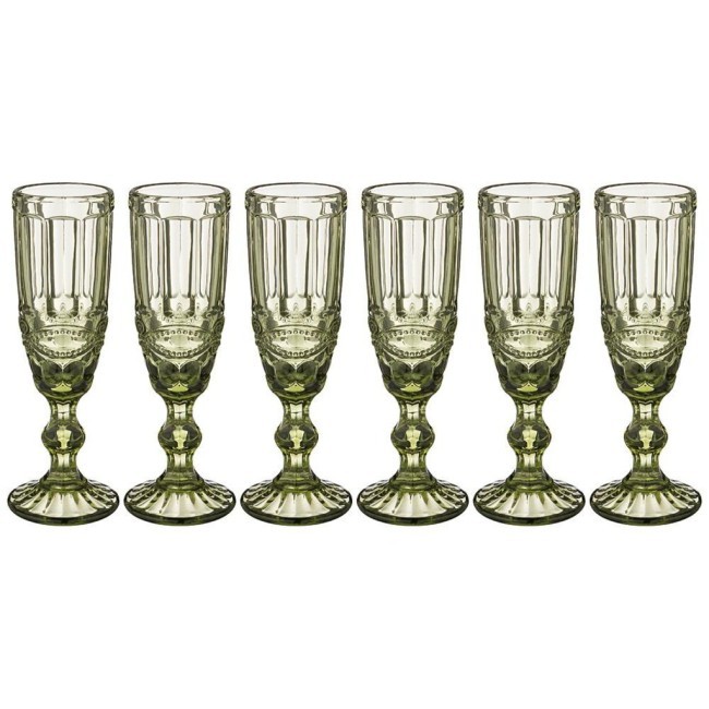 Набор бокалов для шампанского "серпентина" из 6шт. серия "muza color" 150мл. / в=20 см Lefard (781-101) Набор бокалов для шампанского "серпентина" из 6шт. серия "muza color" 150мл. / в=20 см Lefard (781-101)