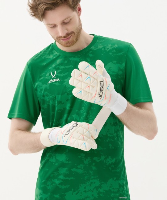 Перчатки вратарские JOGEL Legend UL4 Roll Negative, белый (2119316)