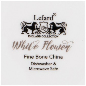 Кружка lefard "white flower" 400 мл серая Lefard (415-2122)