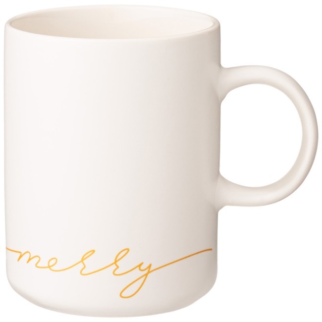 Кружка белая 380 мл с крышкой и ложкой в подарочной упаковке Lefard (756-420)