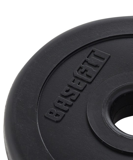 Диск пластиковый BASEFIT BB-203 d=26 мм, черный, 0,75 кг (1483989)