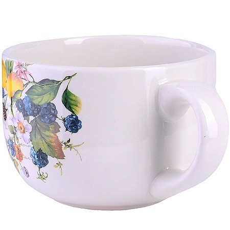 Кружка-супница 550мл Лесные ягоды с лимонами доломит LR (60143)