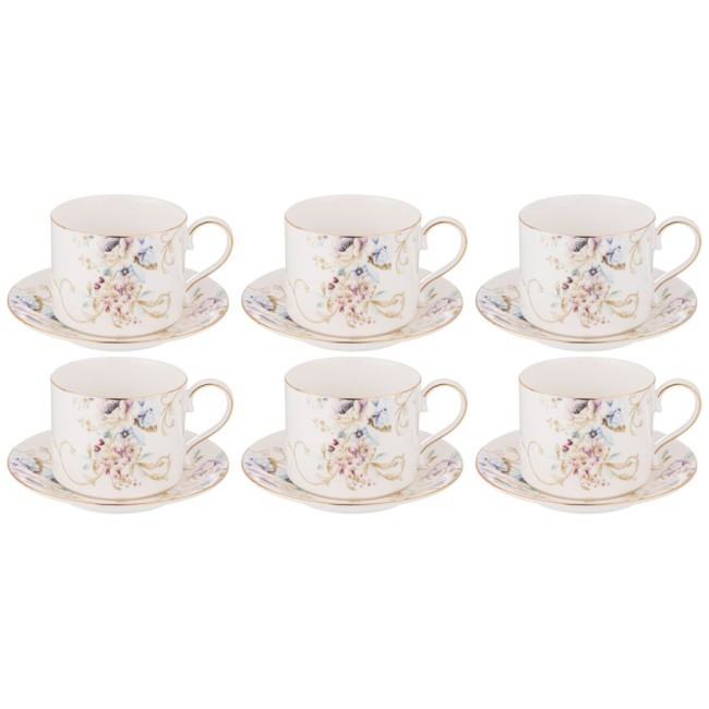 Чайный сервиз lefard "завтрак у короля" на 6 пер. 14 пр. 1000/350/300 мл Lefard (590-329)