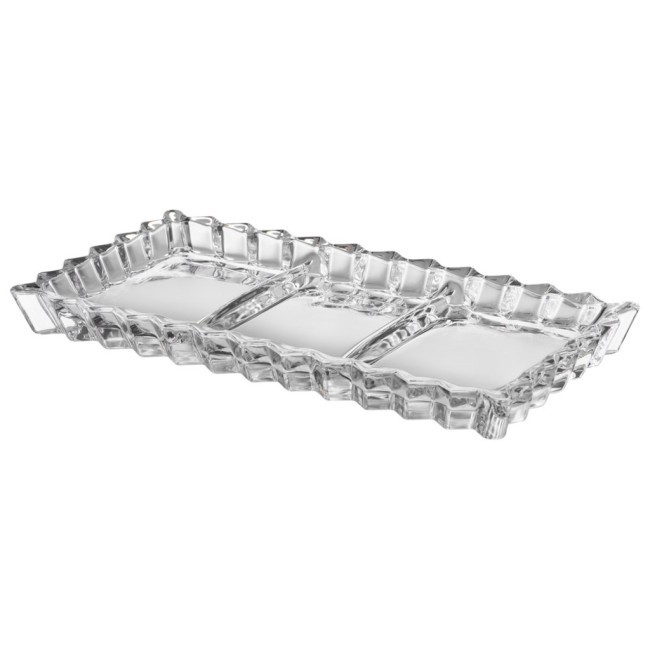 Блюдо сервировочное "crystality", 3 секции, 28,5*15*2,5 см Lefard (345-513) Блюдо сервировочное "crystality", 3 секции, 28,5*15*2,5 см Lefard (345-513)