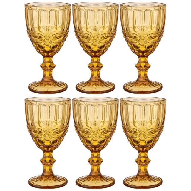 Набор бокалов для вина "серпентина" из 6шт. серия "muza color" 300мл. / в=17 см Lefard (781-211) Набор бокалов для вина "серпентина" из 6шт. серия "muza color" 300мл. / в=17 см Lefard (781-211)