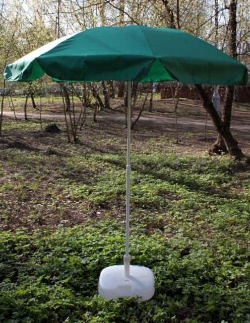 Зонт пляжный Митек ПЭ-180/8 (белый) (52288s94416)