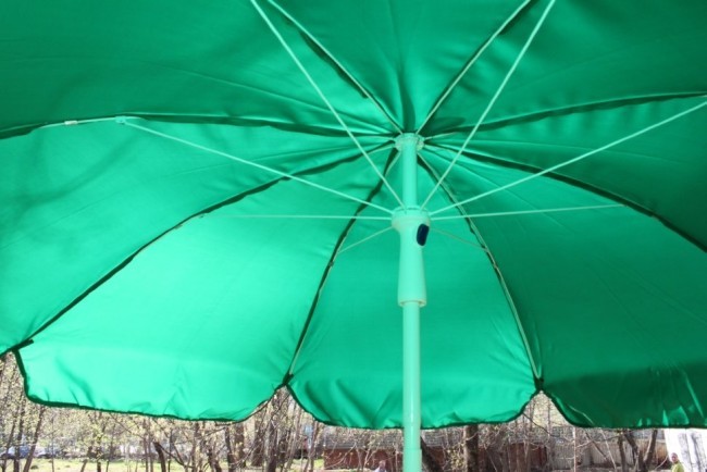 Зонт пляжный Митек ПЭ-180/8 (белый) (52288s94416)