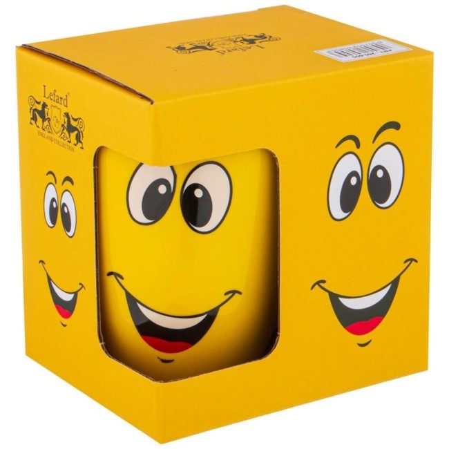 Кружка lefard смайл 340 мл Lefard (260-605)