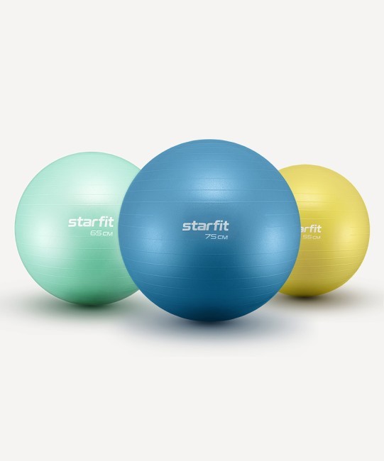 Фитбол STARFIT GB-108 антивзрыв, 1000 гр, мятный, 65 см (1747206)