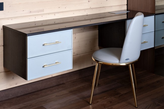 Стул экокожа бежевый/золото 48*56*86см (TT-00012867)