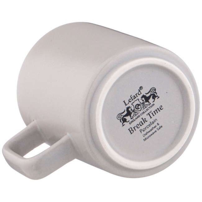 Кружка светло-серая 400 мл 12*9*10см Lefard (756-394)