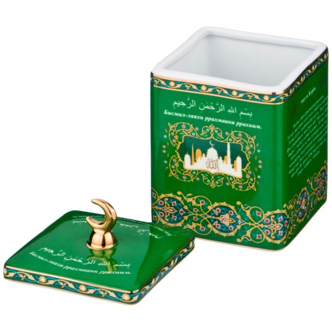 Банка с крышкой  lefard "сура аятуль-курси" 11,5/14*8 см 500 мл Lefard (86-1779)