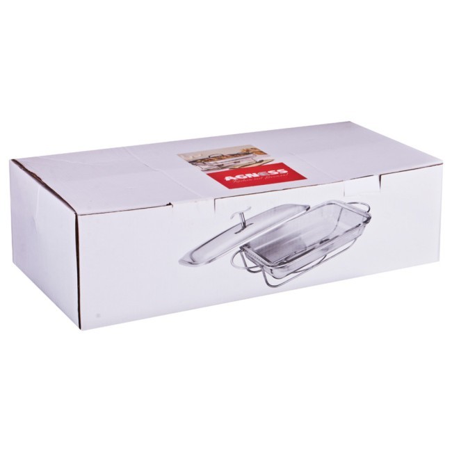 Мармит agness 2,6 л, 45*22 см. высота=15,5 см Agness (907-207) Мармит agness 2,6 л, 45*22 см. высота=15,5 см Agness (907-207)