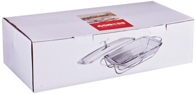 Мармит agness 2,6 л, 45*22 см. высота=15,5 см Agness (907-207) Мармит agness 2,6 л, 45*22 см. высота=15,5 см Agness (907-207)