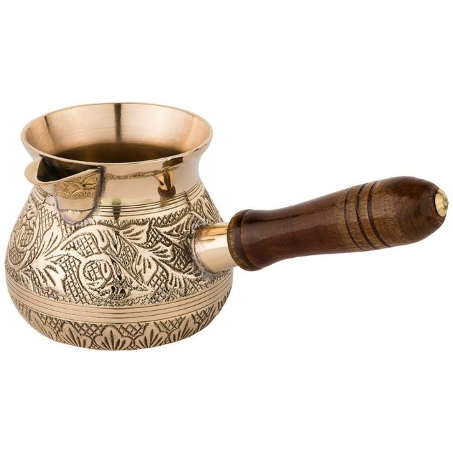 Турка резная "graving" 250мл. латунь Lefard (733-116)