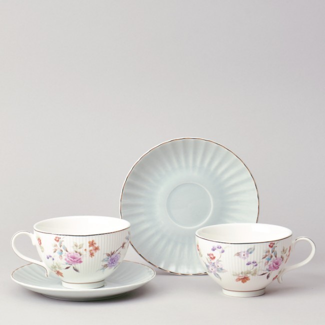 Чайный набор lefard "времена года" на 2 пер. 4 пр. 250 мл голубой Lefard (42-570)