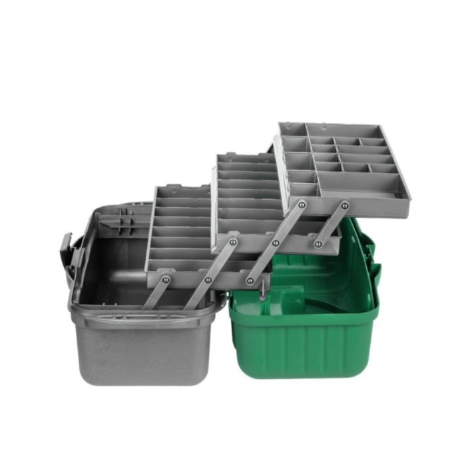 Ящик для инструментов Helios трехполочный зеленый (70145) Ящик для инструментов Helios трехполочный зеленый (70145)