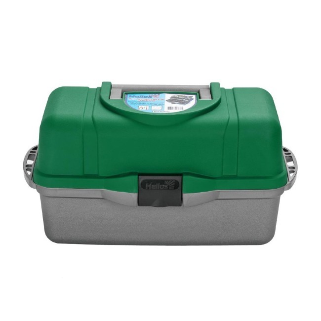 Ящик для инструментов Helios трехполочный зеленый (70145) Ящик для инструментов Helios трехполочный зеленый (70145)