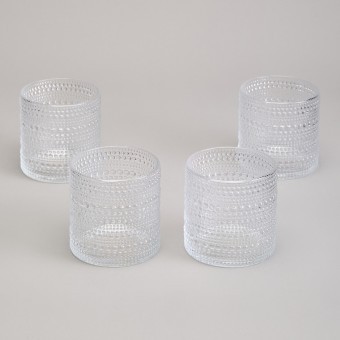 Набор стаканов "bubbles" 4 шт. 390 мл / 9 см Lefard (675-111)