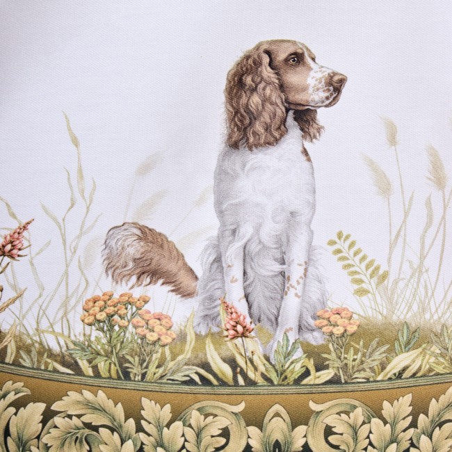 Скатерть  круглая"охота"150 см ,100% хлопок,зеленый ,твил, пропитка Lefard (850-751-23)