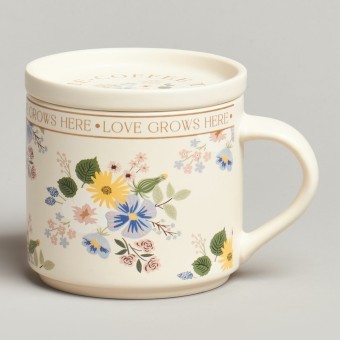 Кружка с крышкой lefardspring flowers 390мл. Lefard (260-1036) Кружка с крышкой lefardspring flowers 390мл. Lefard (260-1036)