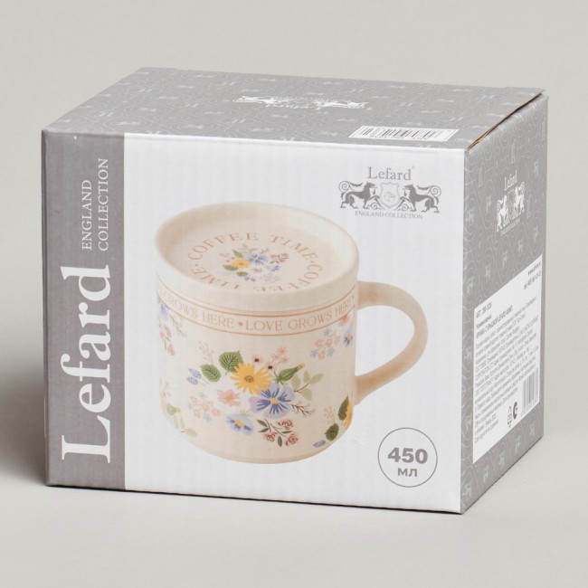 Кружка с крышкой lefardspring flowers 390мл. Lefard (260-1036) Кружка с крышкой lefardspring flowers 390мл. Lefard (260-1036)