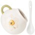 Солонка с ложкой agness "sunday" 9,5*10 см 170 мл Agness (358-2210)