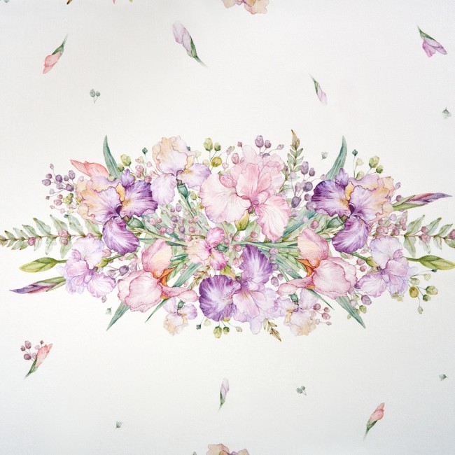 Скатерть ирисы 110х140см ,белый, 100% хлопок,твил пропитка Lefard (850-743-20) Скатерть ирисы 110х140см ,белый, 100% хлопок,твил пропитка Lefard (850-743-20)