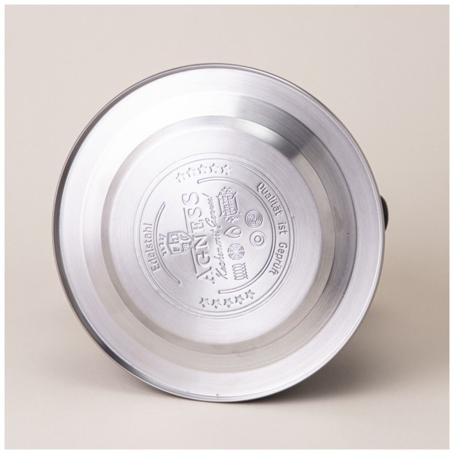 Чайник agness со свистком, серия тюдор, 2,8л термоаккумулирующее дно,индукция,встроенный термометр Agness (908-065)