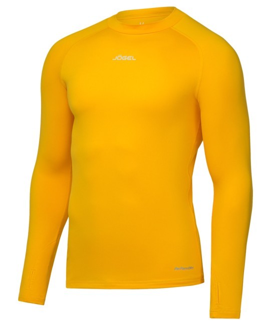 Джемпер компрессионный утепленный JÖGEL CAMP PerFormDRY Baselayer Top Warm, желтый (2126296)