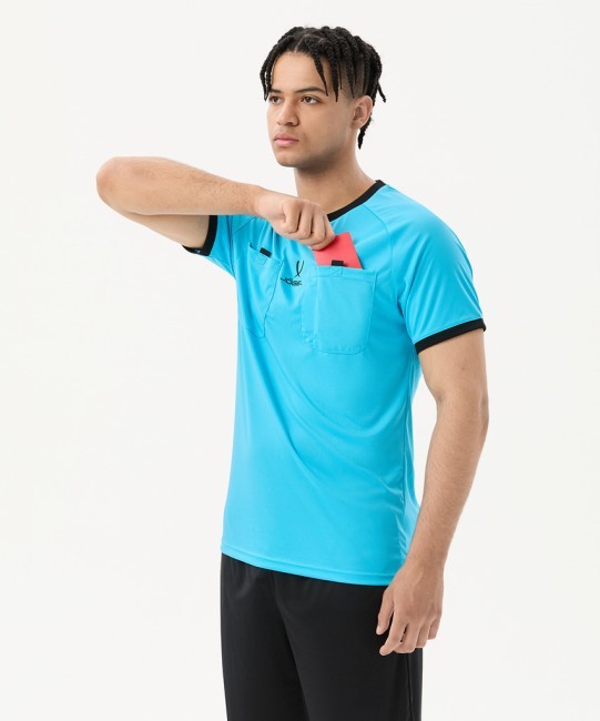 Футболка судейская JOGEL Referee tee, голубой (2123254) Футболка судейская JOGEL Referee tee, голубой (2123254)