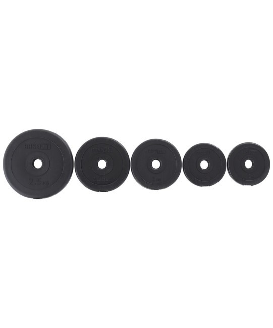 Диск пластиковый BASEFIT BB-203 d=26 мм, черный, 1,25 кг (1483991)